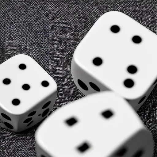 Prompt: photograph of dice