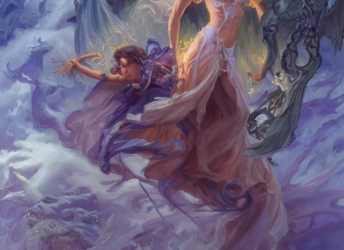 Image similar to banshee specter by donato giancola and vladimir volegov and alexander averin and delphin enjolras and daniel f. gerhartz