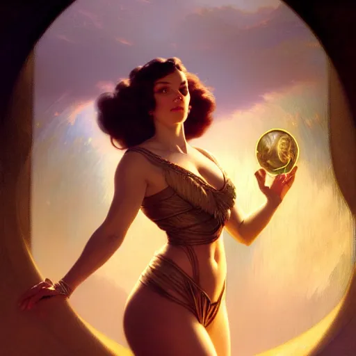 Image similar to eye of the dreaming worlds, medium shot, intricate, ornate, elegant, highly detailed, digital painting, volumetric light,, artstation, concept art, smooth, sharp focus, illustration, art by Gil elvgren and charlie bowater and greg rutkowski and alphonse mucha