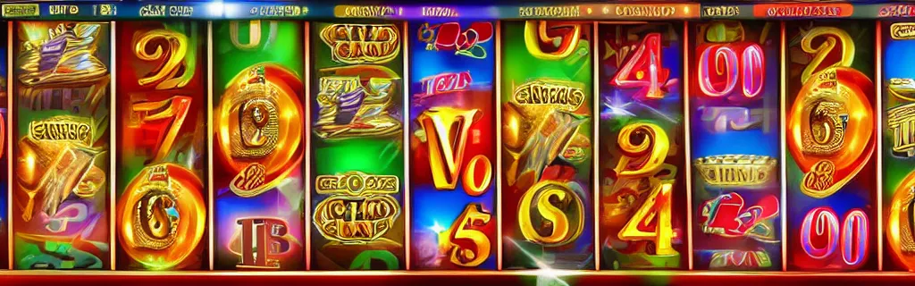 Prompt: ultra realistic slots casino game