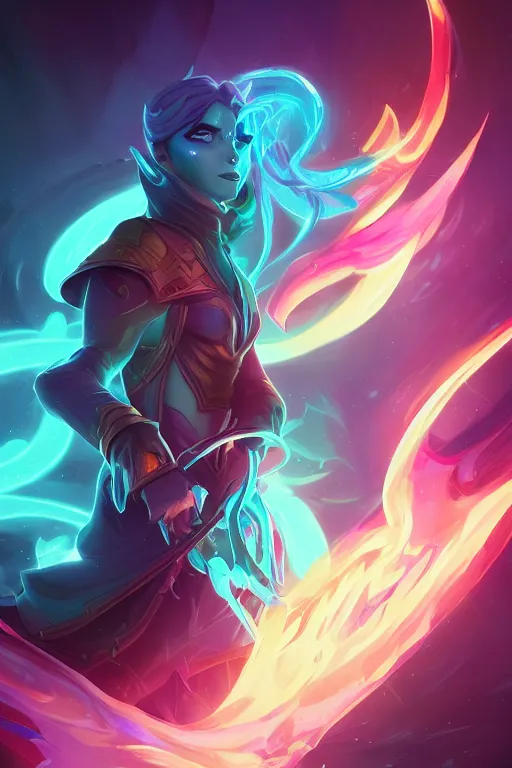 Prompt: malzahar league of legends wild rift hero champions arcane magic digital painting bioluminance alena aenami artworks in 4 k design by lois van baarle by sung choi by john kirby artgerm style pascal blanche and magali villeneuve mage fighter assassin