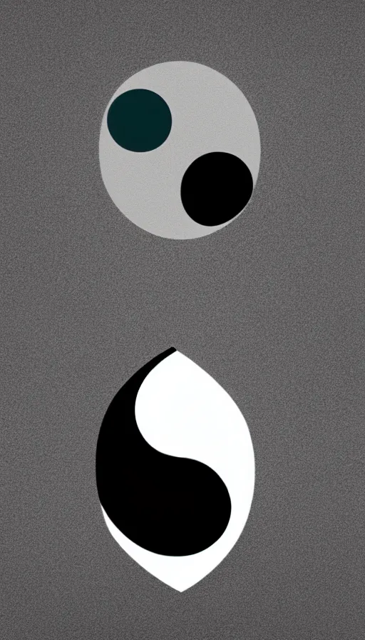 Image similar to Abstract representation of ying Yang concept, by Julie de Graag