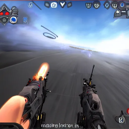 Image similar to first person pov of an active battlefield