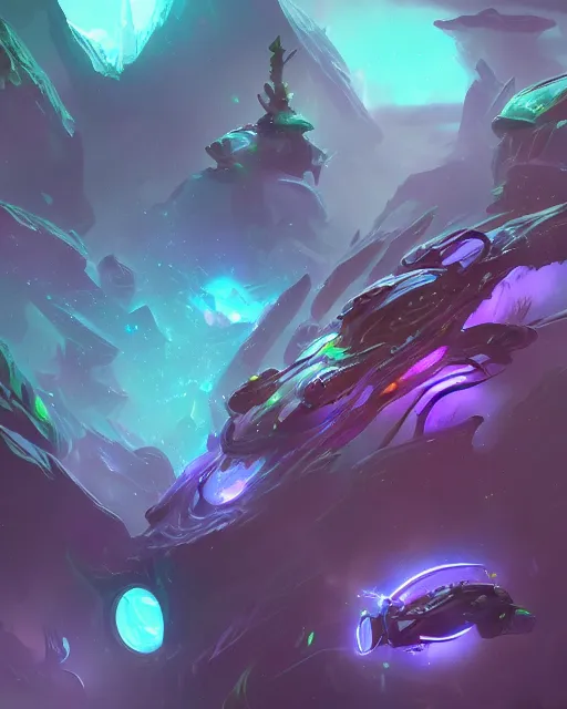 Prompt: Enormous spaulders made of galaxies and sci fi parts conjuring cosmic energy, surrealism, smooth, intricate, elegant, galactic energy, power aura, neon glowing spells, digital painting, artstation, concept art, high tech fantasy, sharp focus, illustration, art by Jason Chan and Riot Studios and Blizzard Studios