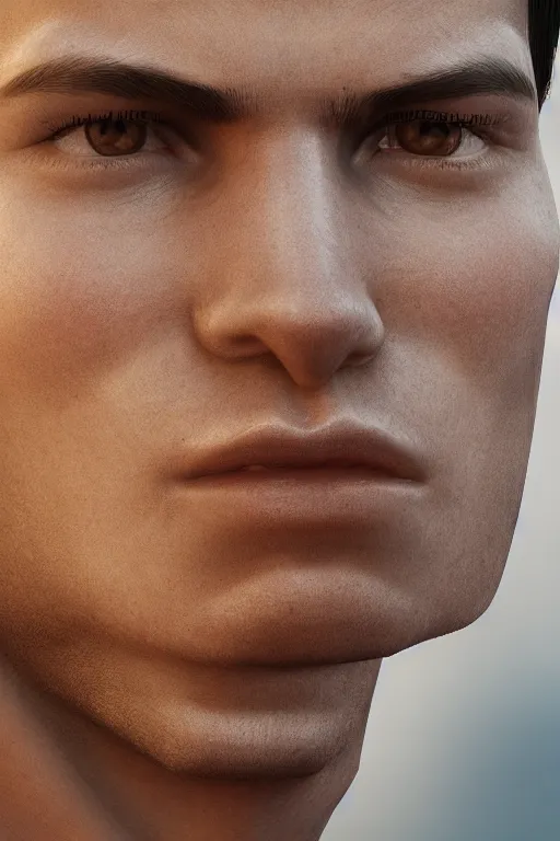 Image similar to close up face male portrait, 20 years old, Trending on artstation, artstationHD, artstationHQ, 4k, 8k