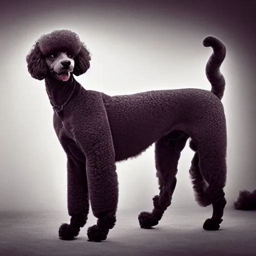 Image similar to a poodle - cat - hybrid, animal photography