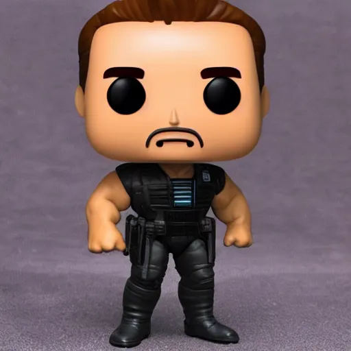 Image similar to schwarzenegger in total recall 1990 funko pop figure