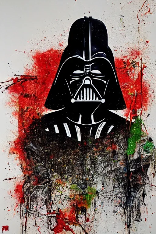 Image similar to darth vader by artur bordalo