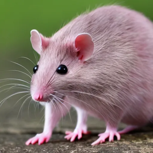 Image similar to pink rat