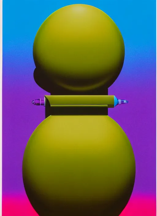 Prompt: 3 d mk 2 grenade by shusei nagaoka, kaws, david rudnick, airbrush on canvas, pastell colours, cell shaded, 8 k,