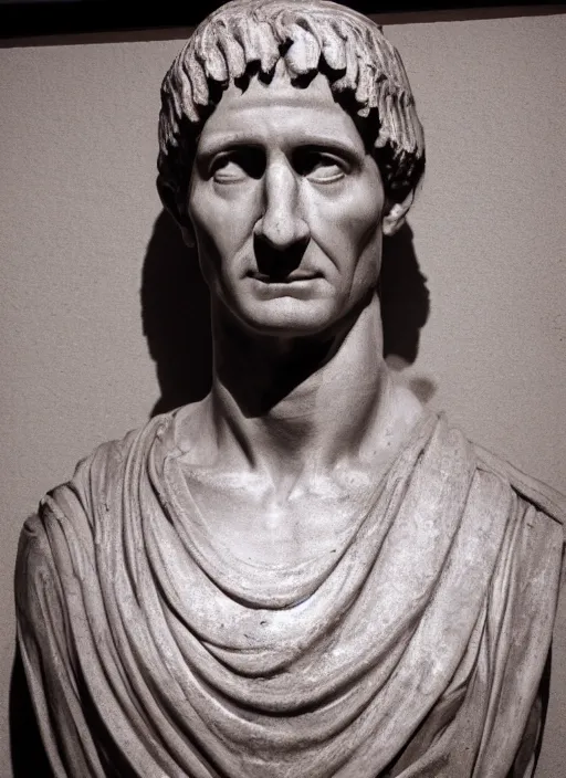 Image similar to a full portrait photo of julius caesar, f / 2 2, 3 5 mm, 2 7 0 0 k, lighting, perfect faces, award winning photography.