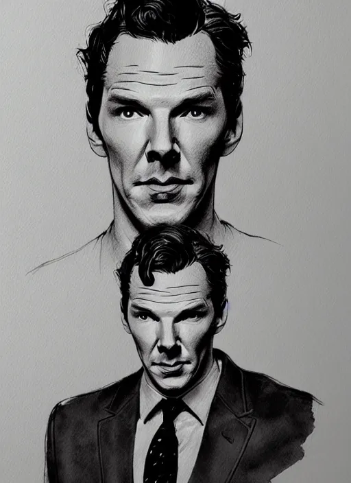 Prompt: portrait, Benedict Cumberbatch from Patrick Melrose, watercolor, dramatic lighting, cinematic, establishing shot, extremely high detail, foto realistic, cinematic lighting, pen and ink, intricate line drawings, by Yoshitaka Amano, Ruan Jia, Kentaro Miura, Artgerm, post processed, concept art, artstation, matte painting, style by eddie mendoza, raphael lacoste, alex ross