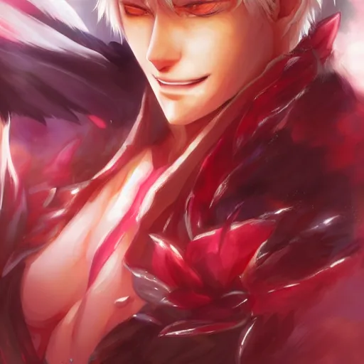 Image similar to beautiful anime art of Nero from devil may cry by WLOP, rossdraws, Logan Cure, Mingchen Shen, BangkuART, sakimichan, yan gisuka, JeonSeok Lee, zeronis, Chengwei Pan on artstation