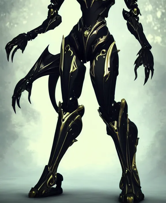 Image similar to exquisite cinematic full body shot of a beautiful saryn prime warframe, that's a beautiful stunning anthropomorphic robot female dragon with metal cat ears, cute elegant pose, robot cat paws for feet, sharp claws, streamlined white armor, long elegant tail, two arms, two legs, long tail, detailed warframe fanart, destiny fanart, macro art, dragon art, furry art, realistic digital art, warframe art, Destiny art, furaffinity, DeviantArt, artstation, 3D realistic, 8k HD, octane render