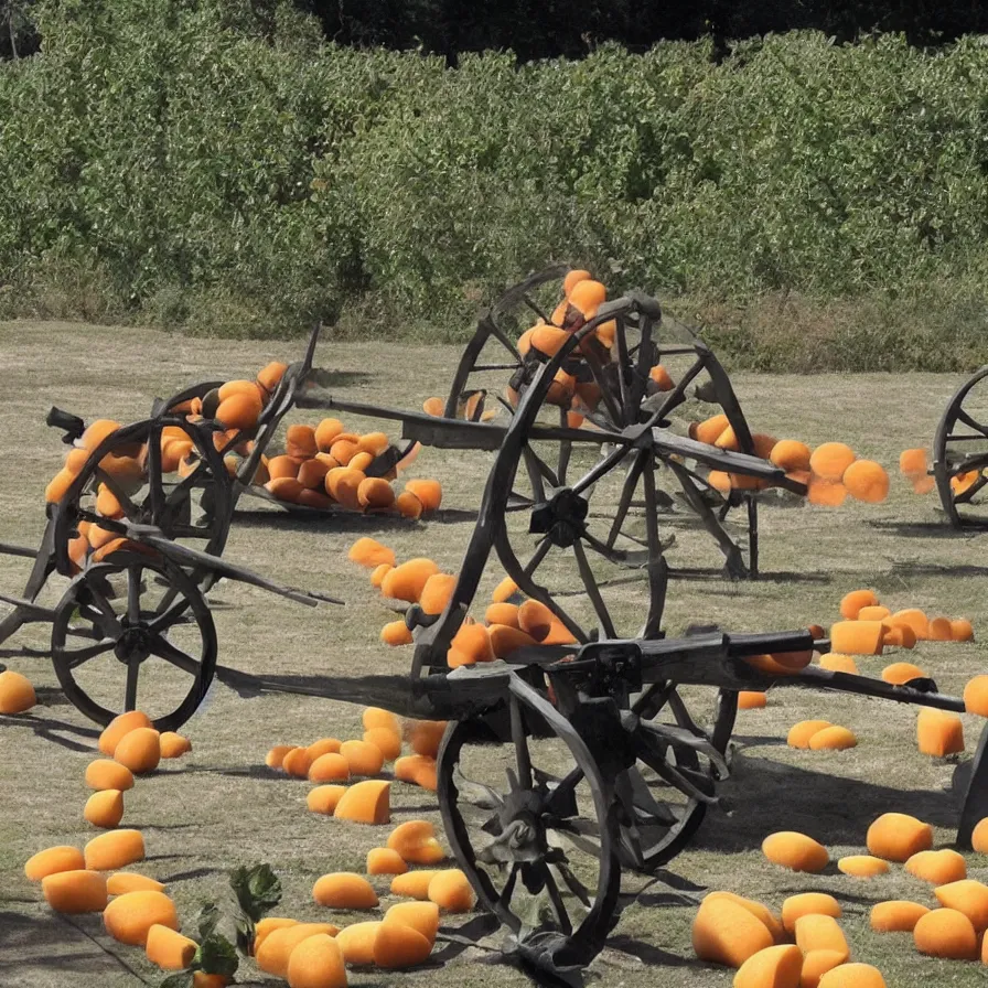 Prompt: “cannons firing cantaloupes”