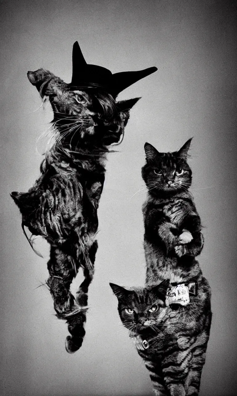 Image similar to Cowboy-cat by Anton Corbijn