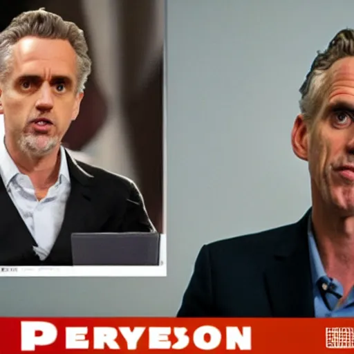 Prompt: jordan peterson in a dirty room with poor posture