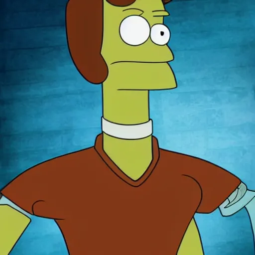 Image similar to Photo of Bender from Futurama as a human