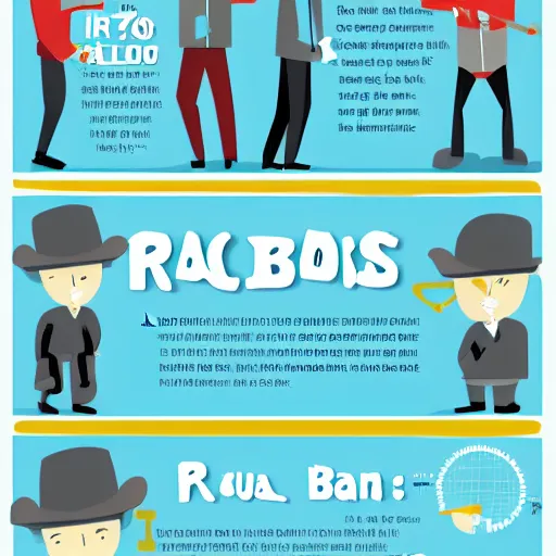 Image similar to infographic illustration of how to rob a bank