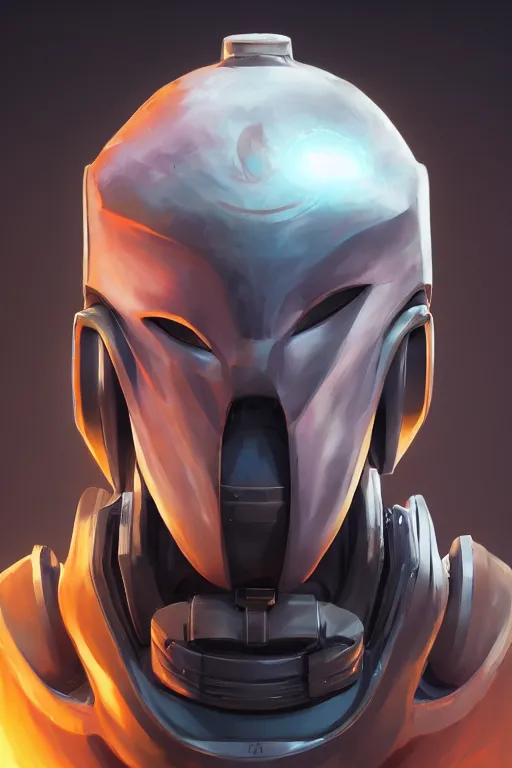 Image similar to epic mask helmet robot ninja portrait stylized as fornite style game design fanart by concept artist gervasio canda, behance hd by jesper ejsing, by rhads, makoto shinkai and lois van baarle, ilya kuvshinov, rossdraws global illumination radiating a glowing aura global illumination ray tracing hdr render in unreal engine 5