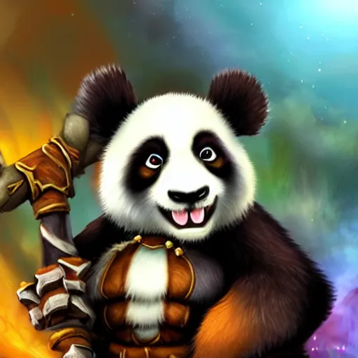 Image similar to panda from world of warcraft