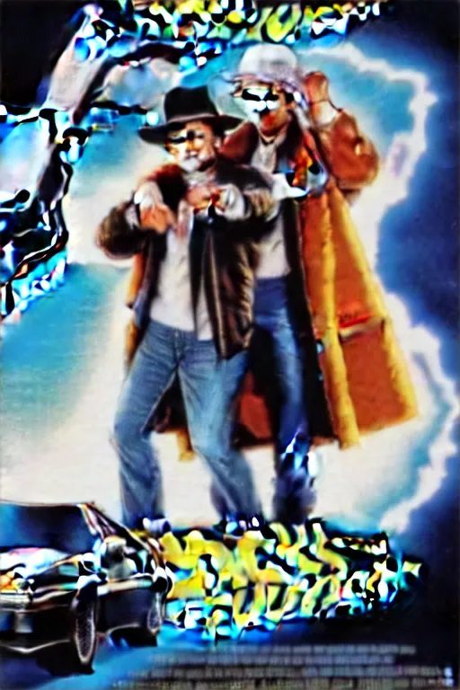 Prompt: “the new Back to the Future movie poster, 2023”