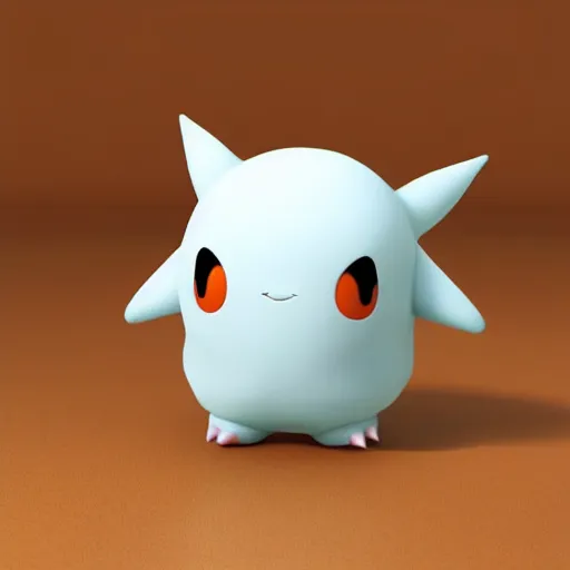 Prompt: an adorable pokemon like ditto. very cute friendly. fluffy. beautiful. digital render.