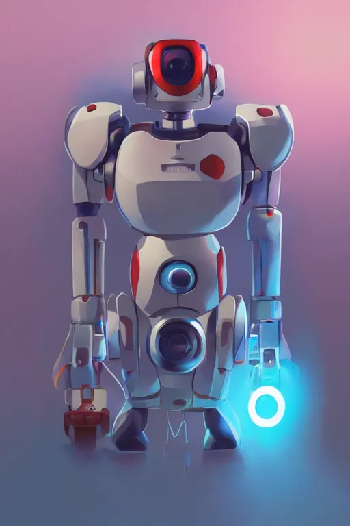 Image similar to metabots medabots medarotto medarot robot minimalist comics helmet mask neon cybereye, behance hd by jesper ejsing, by rhads, makoto shinkai and lois van baarle, ilya kuvshinov, rossdraws global illumination ray tracing hdr radiating a glowing aura