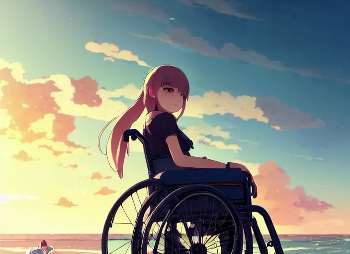 Girl in a Wheelchair