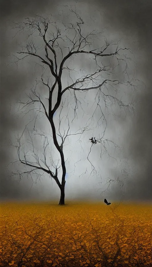 Image similar to life and death mixing together, by peter holme iii