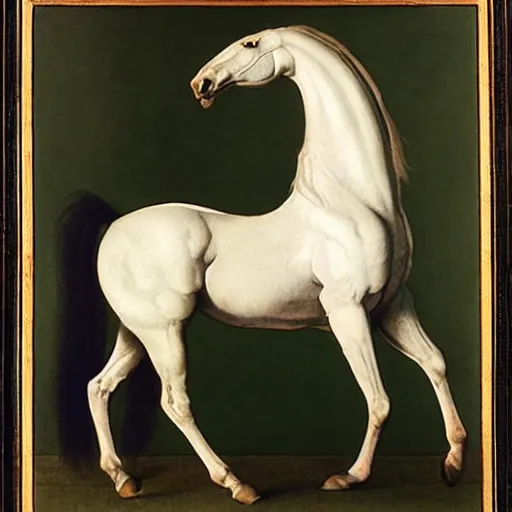 Prompt: a dancing horse, by george-stubbs