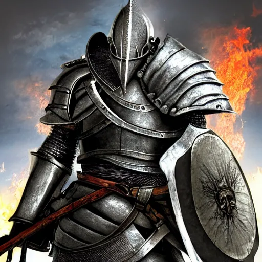 Image similar to knight in Dark Souls