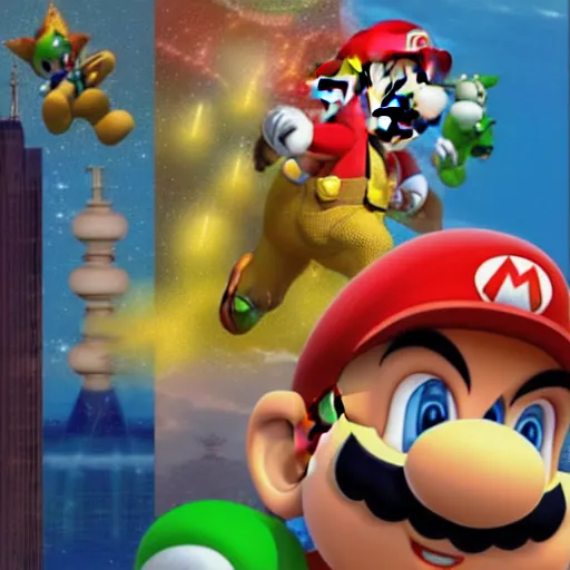 Image similar to super mario by zahadid