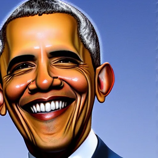 Image similar to Obama smiling