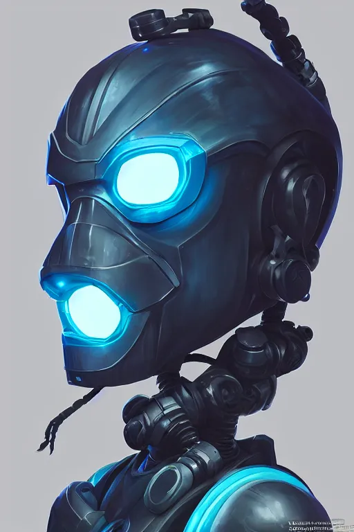 Image similar to epic mask helmet robot ninja portrait stylized as fornite style game design fanart by concept artist gervasio canda, behance hd by jesper ejsing, by rhads, makoto shinkai and lois van baarle, ilya kuvshinov, rossdraws global illumination radiating a glowing aura global illumination ray tracing hdr render in unreal engine 5