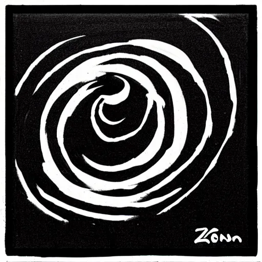 Image similar to zen koan ink