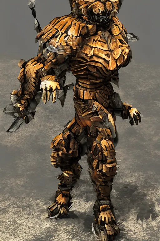 Humanoid Armored Tiger Stable Diffusion Openart