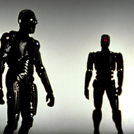 Prompt: movie still of cyborg, cinematic composition, cinematic light, criterion collection, by martin scorcese