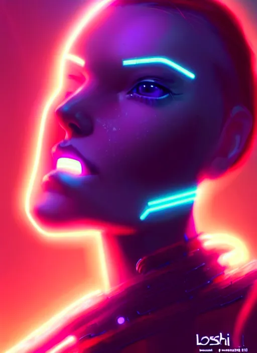 Image similar to an extremely beautiful ginger female humanoid with freckled cheeks, cyber neon lighting, by loish, d & d, fantasy, futurism, cyberpunk fashion clothes, elegant profile posing, perfect anatomy, hyper photorealistic, digital photography, artstation, pinterest, concept art, art by pascal blanche and greg rutkowski,