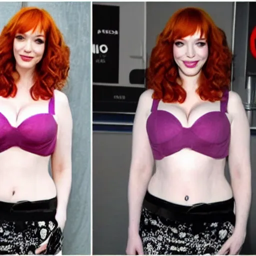 Image similar to christina hendricks doing pelvic lift,