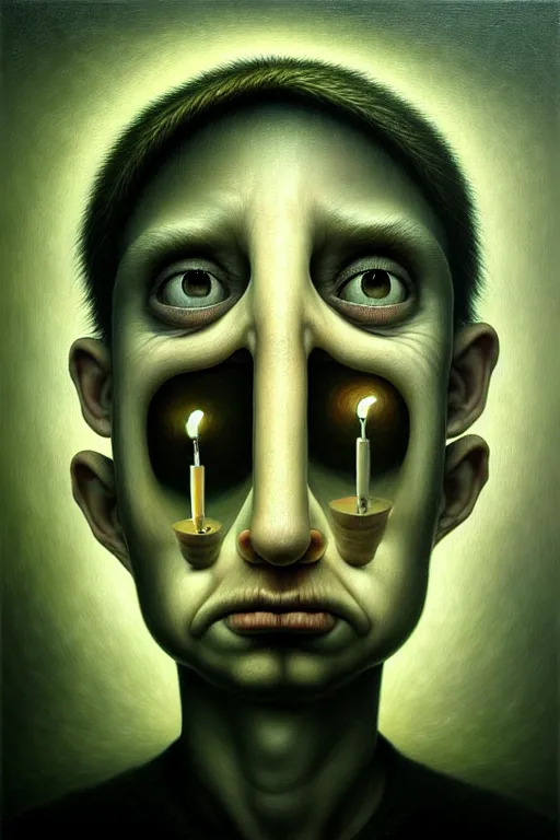 Prompt: dreams light up my life, music inspires my soul. by anton semenov, hyperrealistic photorealism acrylic on canvas