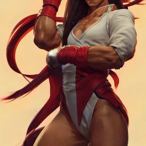 Image similar to michelle yeoh as a street fighter character, cg animation, capcom, realistic, character select portrait, by artgerm, greg rutkowski, alphonse mucha, 3 d