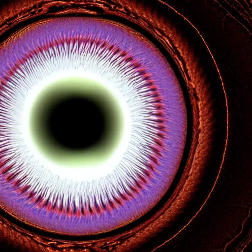 Image similar to fractals reflected in an eyeball