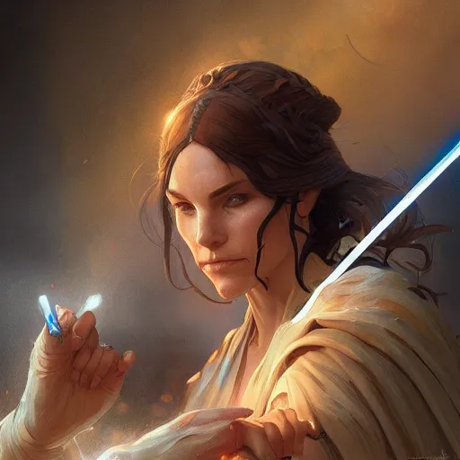 Image similar to sandwich jedi D&D, fantasy, intricate, elegant, highly detailed, digital painting, artstation, concept art, smooth, sharp focus, illustration, art by artgerm and greg rutkowski and alphonse mucha