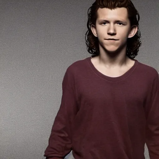 Prompt: tom holland as jesus christ