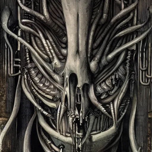 Image similar to giger