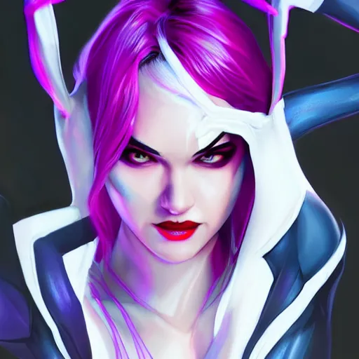 Prompt: spider - gwen, portrait, cinematic lighting, art by artgerm