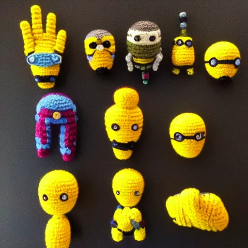 Prompt: The Infinity Gauntlet, Amigurumi