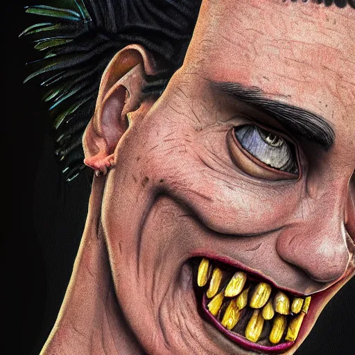 Image similar to Stu Pickles in real life, portrait, photograph, realistic, hyperrealistic, highly detailed, very detailed, extremely detailed, detailed, digital art, trending on artstation