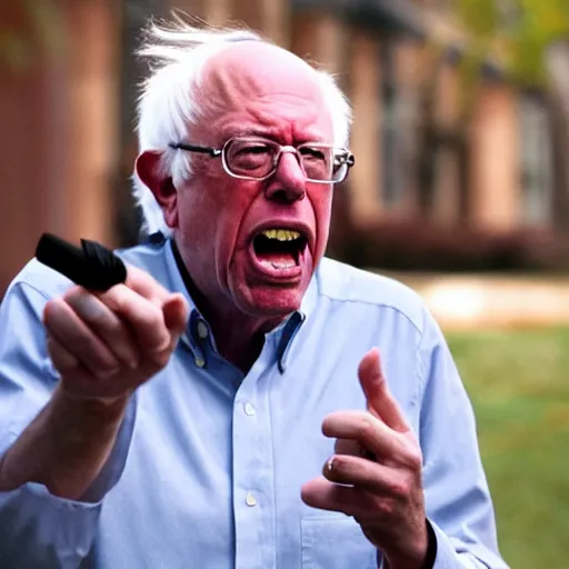 Image similar to bernie sanders yelling at walter white,